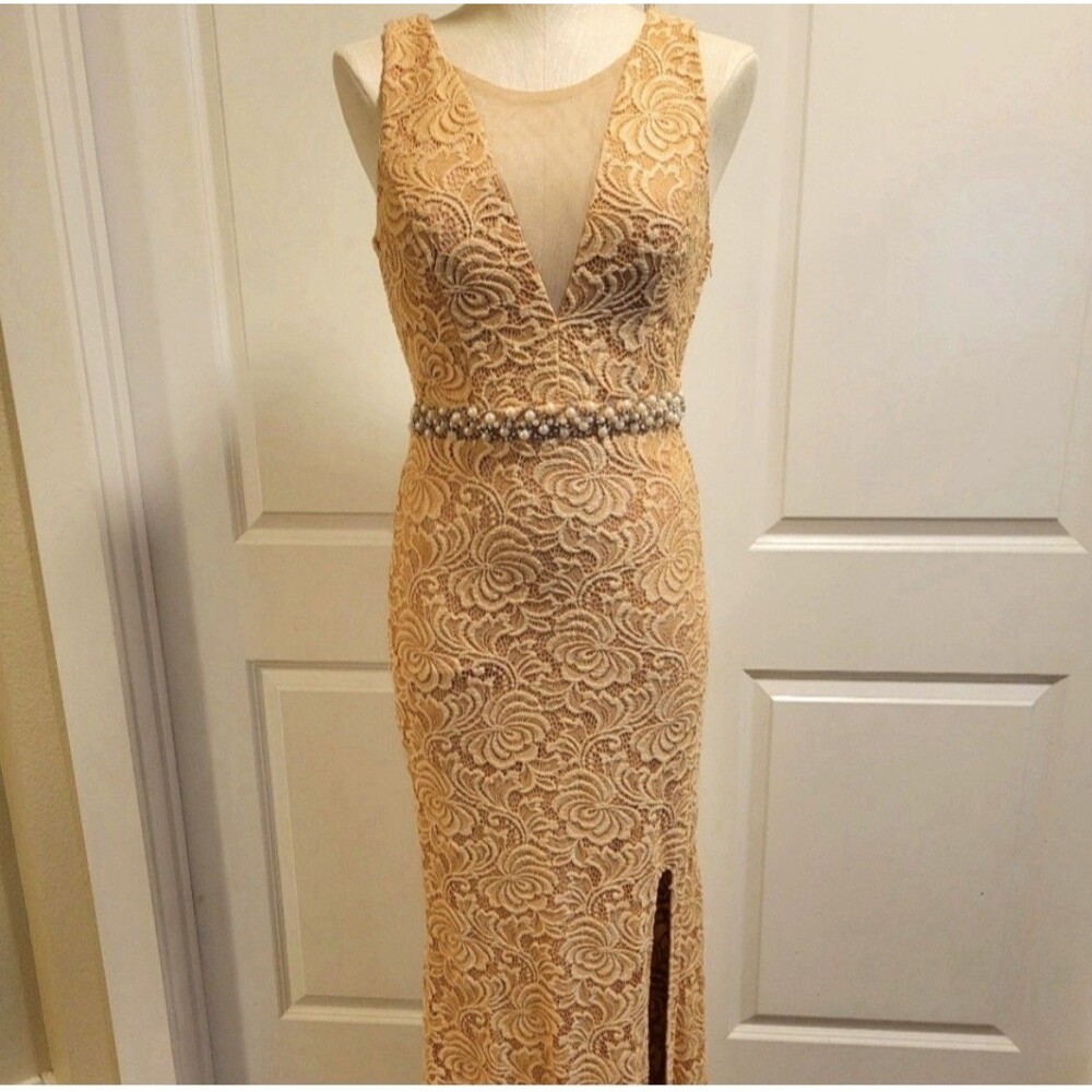 City Studio Blush Pink Formal Gown Size 1 Junior New with Tags
